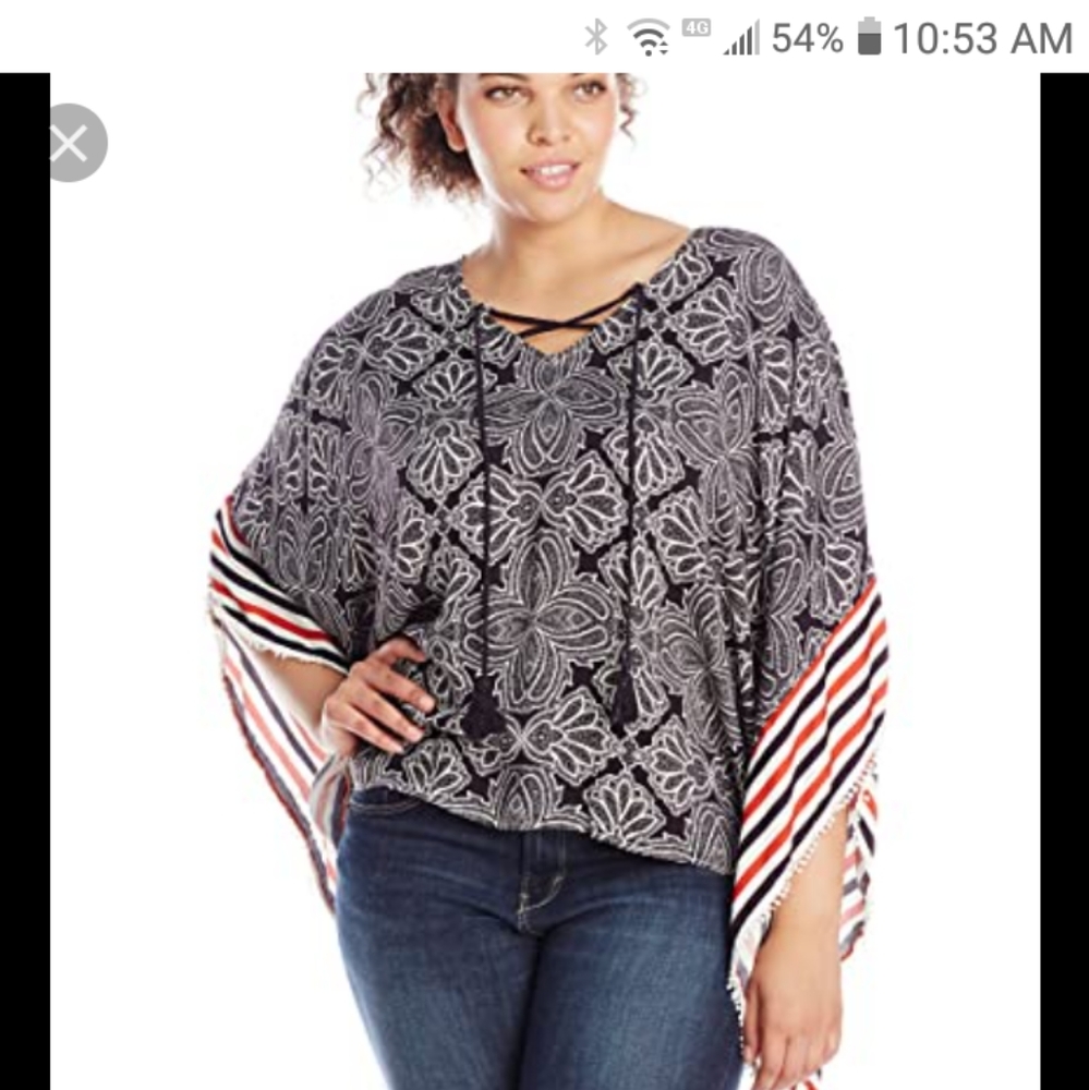 Democracy poncho shirt
